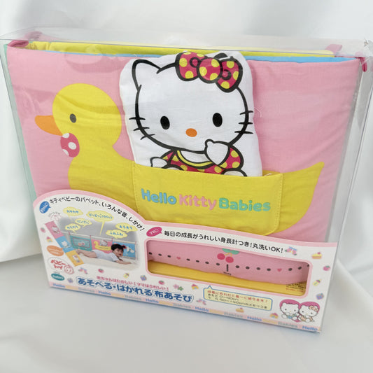 Hello Kitty Fabric Baby Toy with Rattle and Growth Measurement Sanrio