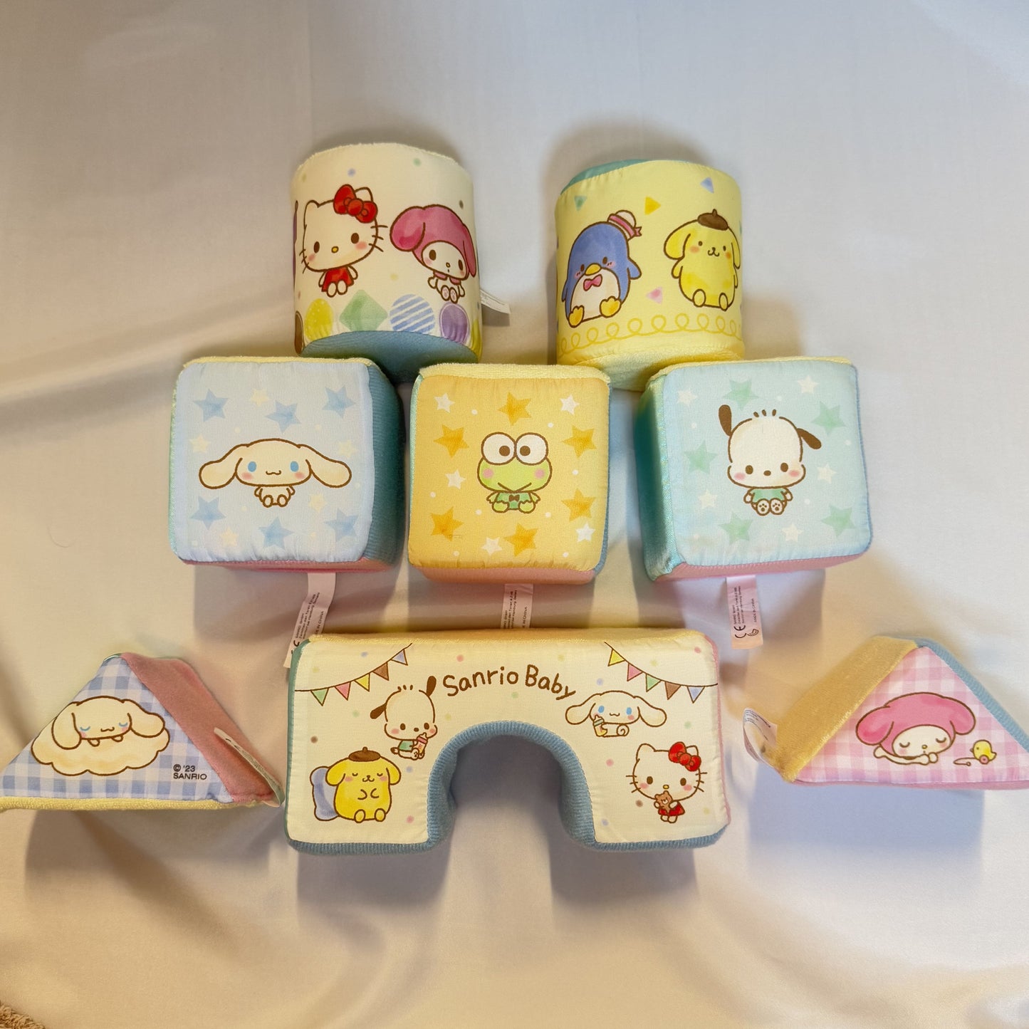 SanrioBaby Washable Building Blocks (Used)