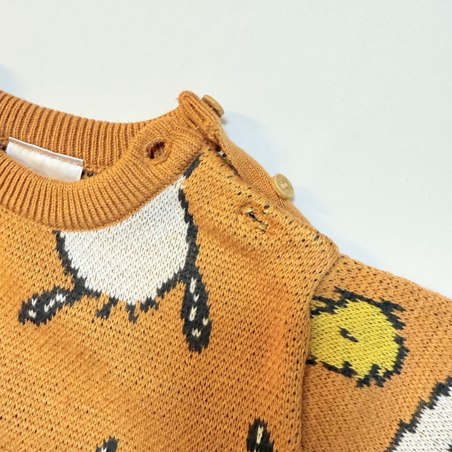 Pochacco Knit Romper 12-18m Sanrio