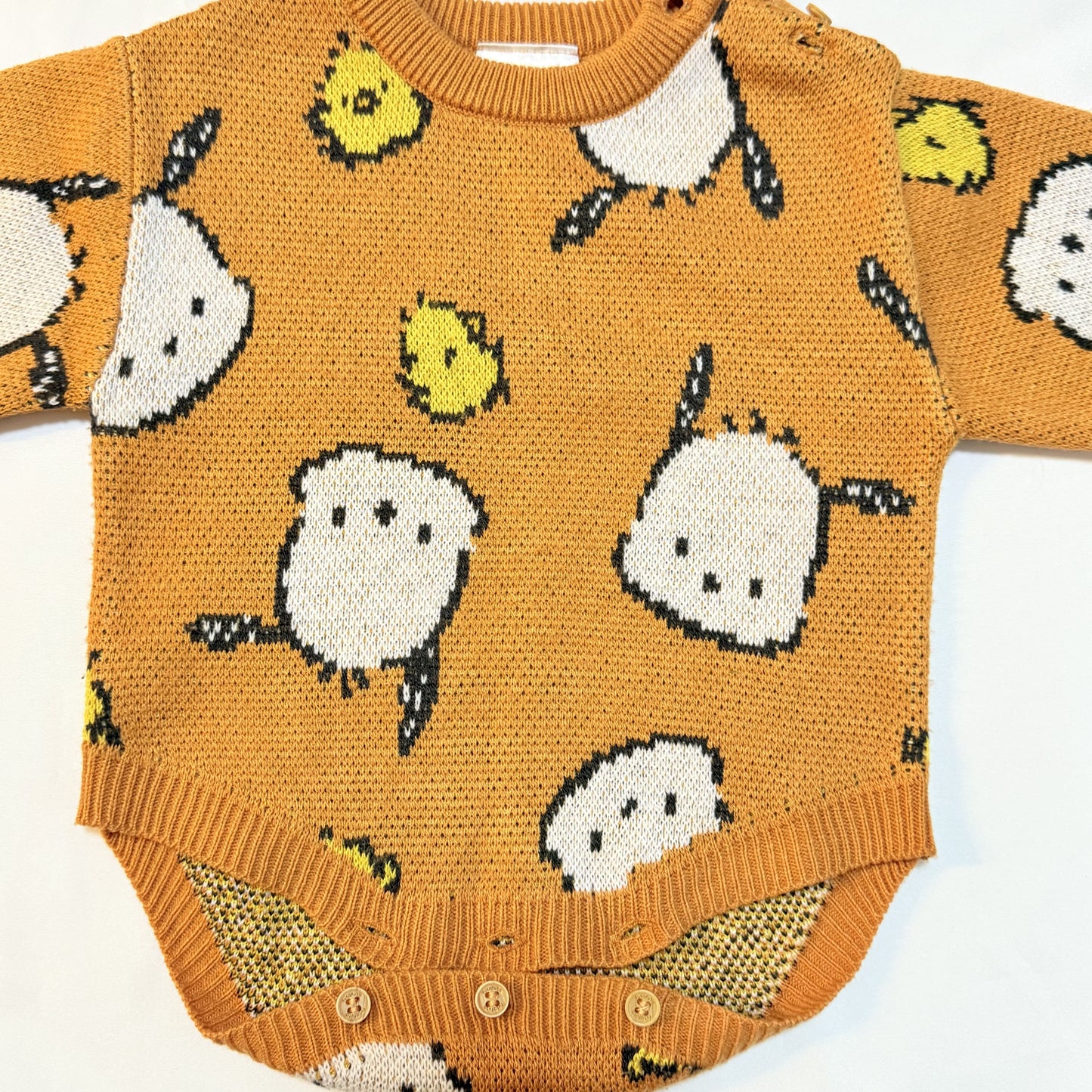 Pochacco Knit Romper 12-18m Sanrio