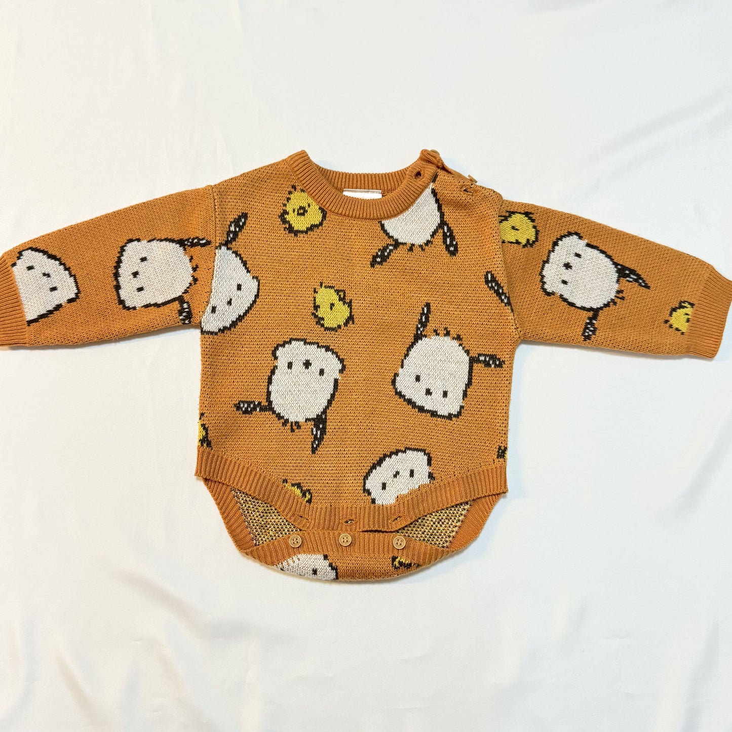 Pochacco Knit Romper 12-18m Sanrio