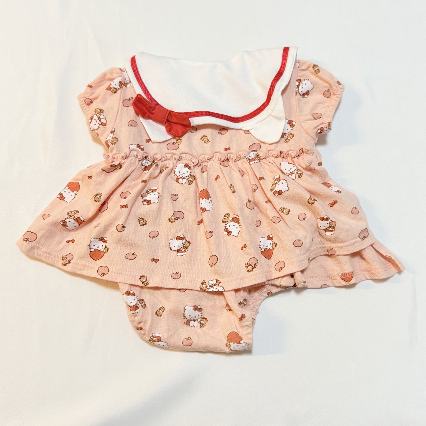 Hello Kitty Romper & Bib Set 0-3m Sanrio