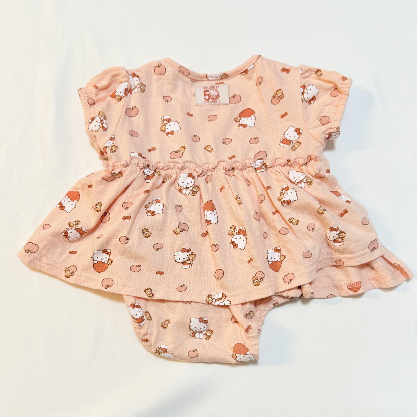 Hello Kitty Romper & Bib Set 0-3m Sanrio