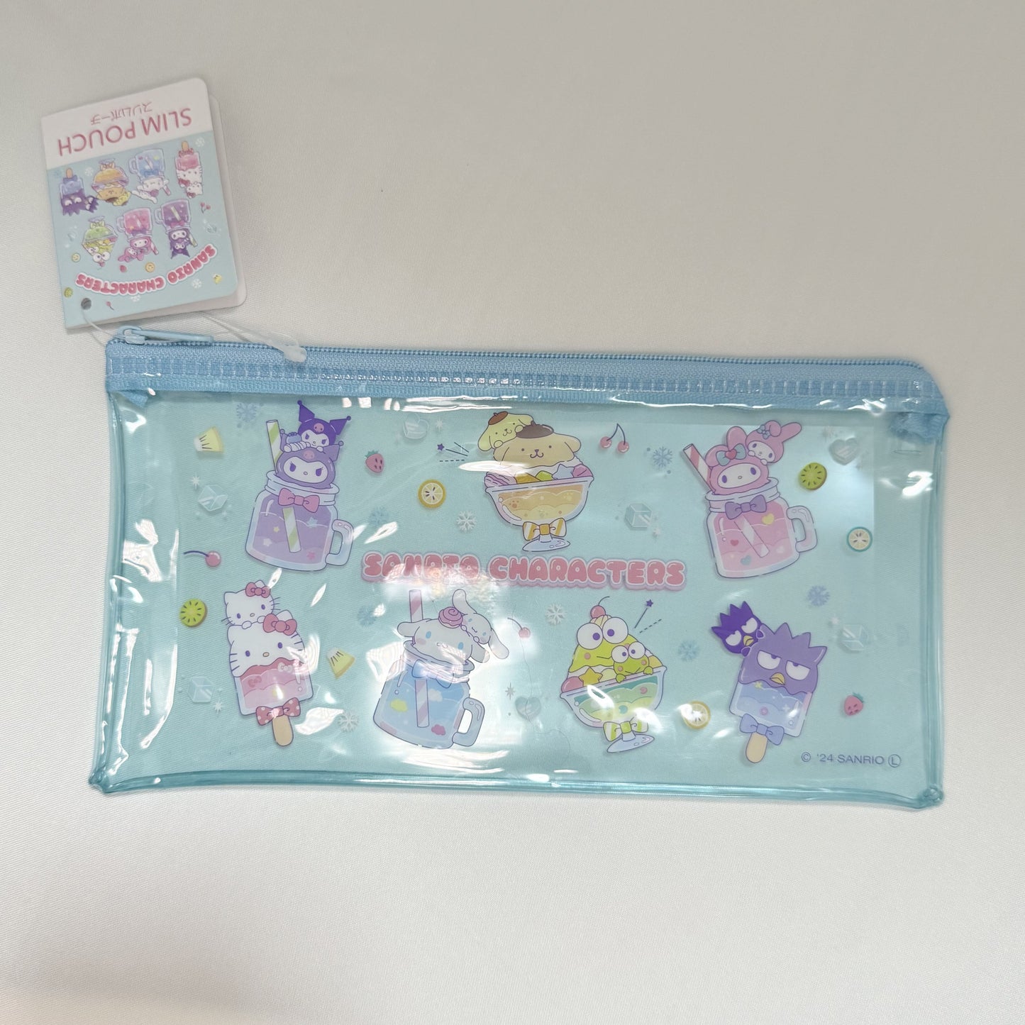 Sanrio characters vinyl pouch L