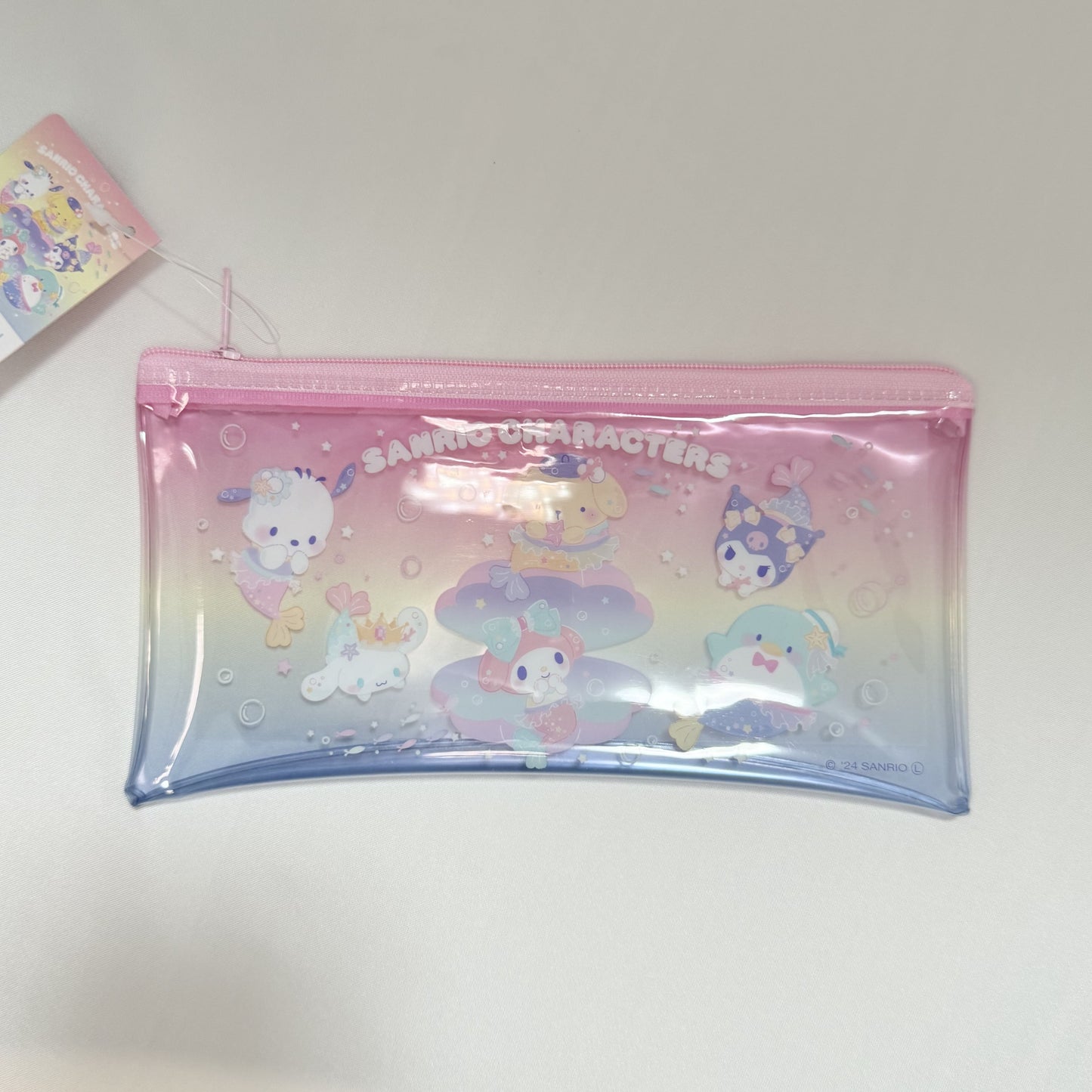 Sanrio characters vinyl pouch L