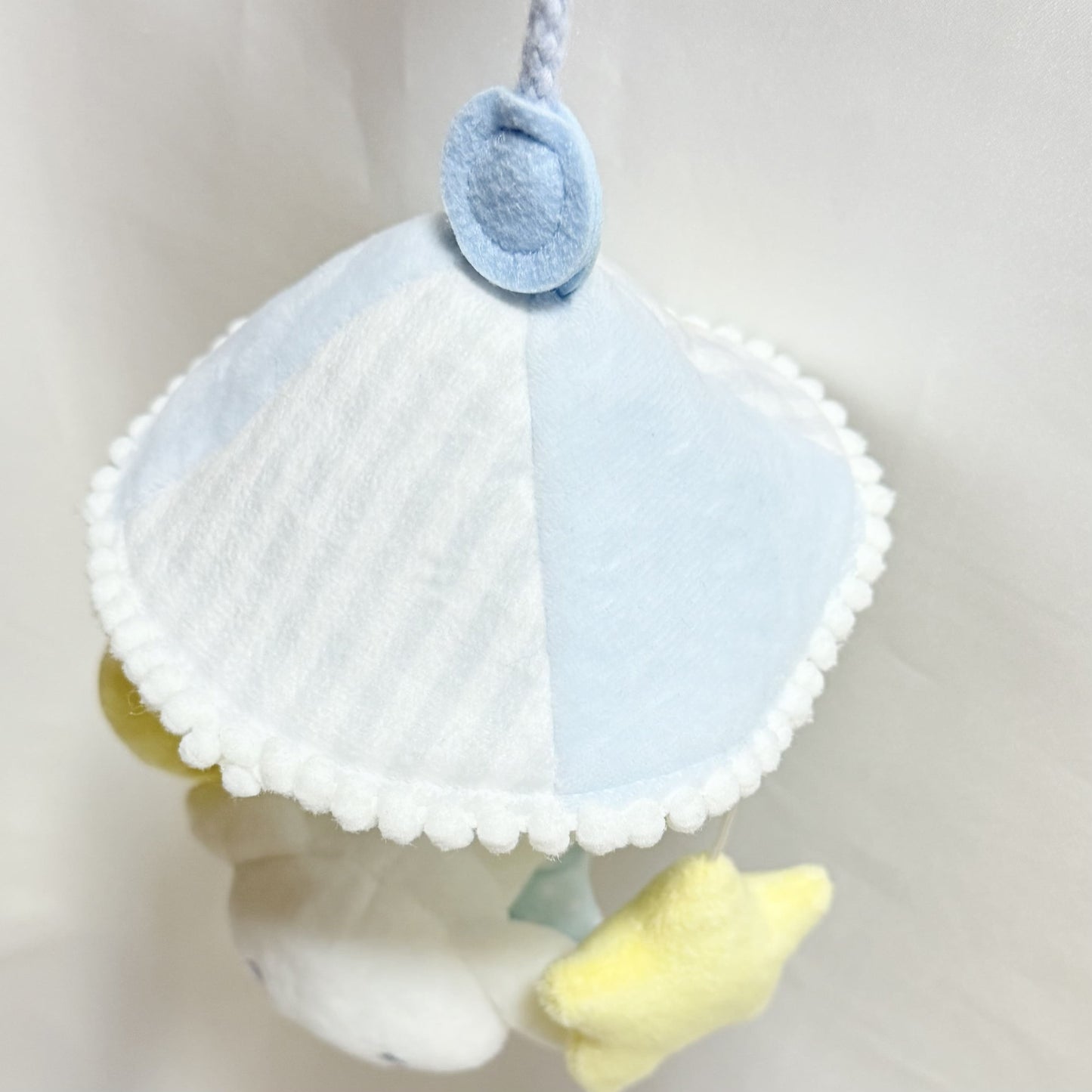 Sanrio Mini Cinnamoroll Merry Fabric Rattle with Clip